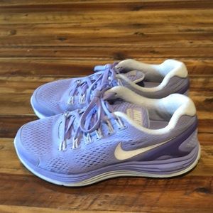 Purple Nike Lunarglide 4 Tennis Shoes